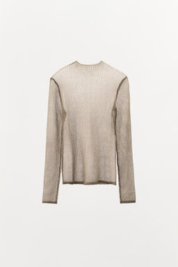 METALLIC THREAD TOP - Zara фото 4