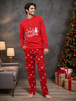 Комплект новогодняя пижама из 100% хлопка BINITA