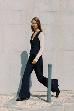 FLARE TROUSERS WITH BUCKLES - Zara фото 9