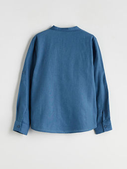 Keten Kar???ml? Erkek ?ocuk G?mlek