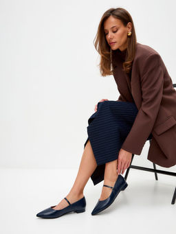 40359008004, Балетки женские, ARGO Натуральная кожа  фото 6