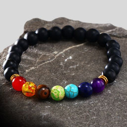 Браслет чакровый «Планеты», цветной, d=7, цветной
