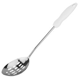 "Марго" Ложка гарнирная с прорезями из нержавеющей стали 34,5х6,8см, пластмассовая ручка (Китай)