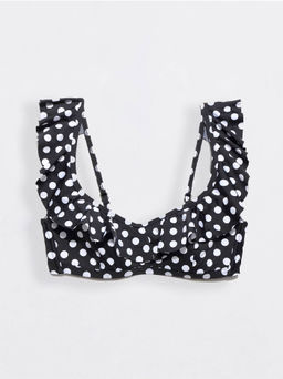 CONTE Лиф-спейсер в горошек EMMI black-white