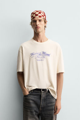 WASHED PRINT T-SHIRT - Zara фото 2