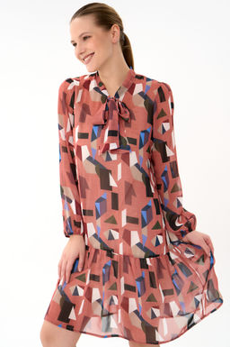 Платье Нежный акцент  2 (алый)