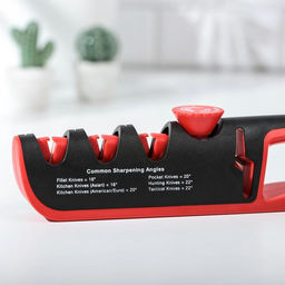 Точилка Hi-tech, 4 в 1, с регулятором угла заточки, серая