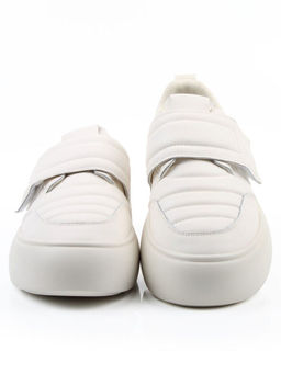 03-YH462-2 LT. BEIGE Полуботинки спортивные демисезонные женские (натуральная кожа)