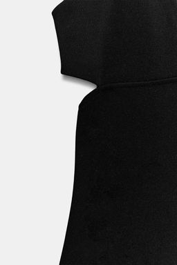 VESTIDO CUT OUT PUNTO STRETCH / Negro - Zara фото 7