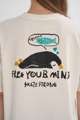 Футболка Белый ANTA SKATE SS Tee  фото 6