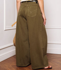 Джинсы #КТ8512 (2), хаки - Dommod фото 4