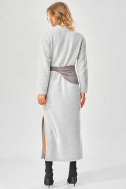 Платье LAIKONY 573 серый зигзаг фото 6