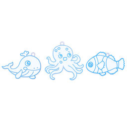 Набор творческая мастерская "Жители океана" в коробке