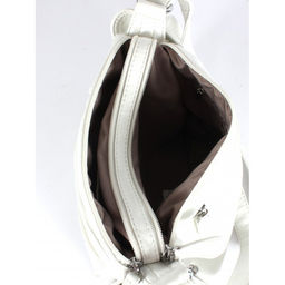 Сумка женская искусственная кожа Guecca-115, 2отд, плечевой ремень, белый SALE 264037 - Adelia фото 3