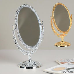 Зеркало настольное 22*15 см / CW419-20 /уп 72/