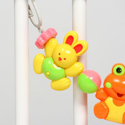 Растяжка на коляску/кроватку Крошка Я «Мишка и друзья», 4 игрушки, МИКС