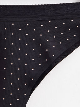 CONTE PRINT DOTS LBR 2544 Трусы женские black-cameo - Conte elegant фото 4