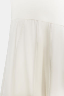 VESTIDO COMBINADO GODETS / Crudo - Zara фото 7