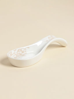 Подставка под ложку SL Home «Аманде», 20.7×7.3×4 см, фарфор, белая