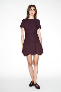 SHORT BALLOON DRESS