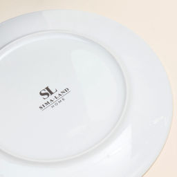 Тарелка SL Home «Фете дэ ла мойсон», d=20 см, фарфор, белая