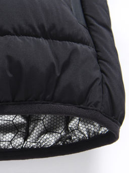 Куртка мужская стёганая с капюшоном с графеновой подкладкой черного цвета 9625_1Ch