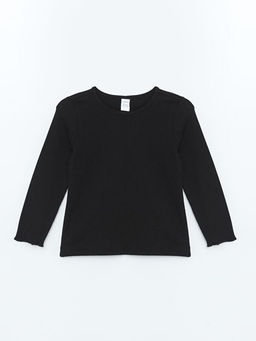 Kare Yaka ?elikli ?nterlok K?z Bebek Elbise - Waikiki фото 3