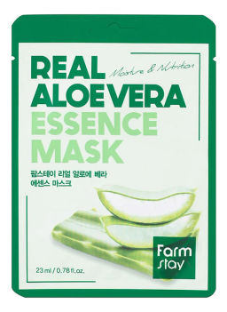 FS Real Aloe Vera Essence Mask, 23ml*1ea - Тканевая маска с экстрактом алое 23мл*1шт