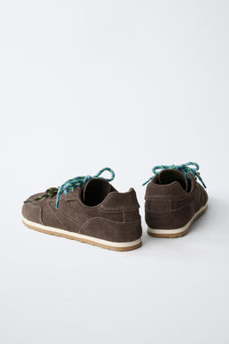 ZAPATILLA DEPORTIVA BAREFOOT PIEL / Marr?n Chocolate - Zara фото 3