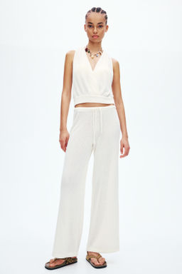 Top cruzado en punto - H&m фото 6