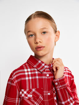 ACOOLA / Блузка детская для девочек Mexico красный  фото 4