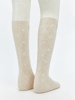 Desenli K?z ?ocuk K?lotlu ?orap