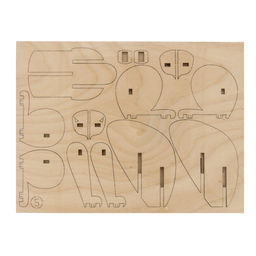 REZARK NIZ-17 Серия Живая природа Пазл 3D 29 элемент. Кошка