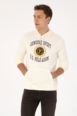 Erkek Krem Sweatshirt - U.s. polo assn фото 3