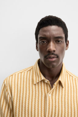 STRIPED TEXTURED SHIRT - Zara фото 6