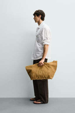 LINEN/COTTON POLO SHIRT