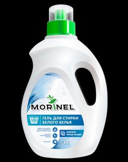 Гель для стирки белого 3л Morinel  фото 2