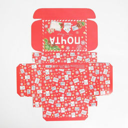 Коробка подарочная новогодняя складная «Почта», 21 х 15 х 5 см, Новый год