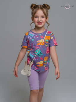 Костюм Актив черничные зайки-лаванда - Sovalina фото 10