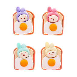 Цена за 35 шт. Ластик фигурный МИКС Тост