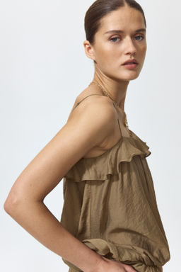 Vestido asim?trico con volantes - H&m фото 4