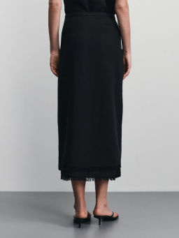 Юбка миди на запах / Zarina  фото 5