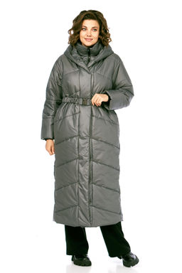 Пальто Diamant 2128 серый фото 13