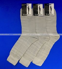 Цена за 10 пар. ЮстаТекс носки мужские 1с6 серые 29 - Юста-текс фото 2
