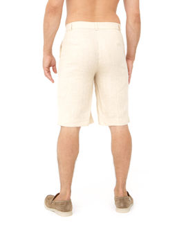 Шорты льняные мужские 606 молочные