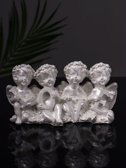 Фигурка гипс Ангелы Love, 7?13?5 см, перламутр