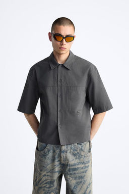 CROPPED FIT SHIRT - Zara фото 10