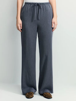 Брюки на кулисе с вискозой в составе / Zarina  фото 2