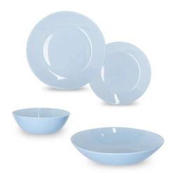 Набор столовый ЛИЛИ ЛАЙТ БЛЮ 16 предметов арт.Q6884 /Люминарк/ - Luminarc фото 2