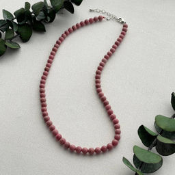 Бусы из Родонита 43 см +